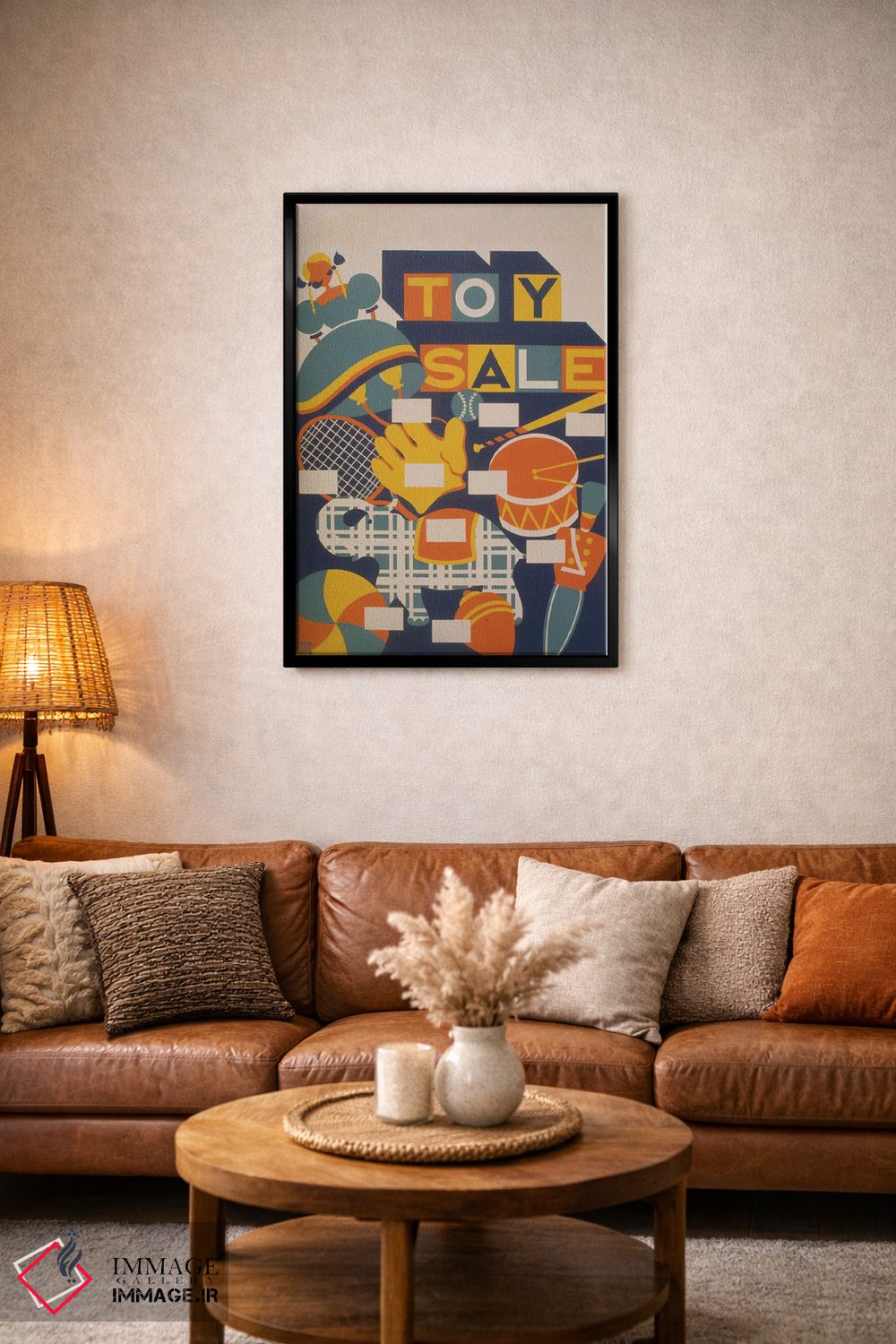 تابلو مدرن "فروش اسباب بازی" اثر کتابخانه کنگره - D3B