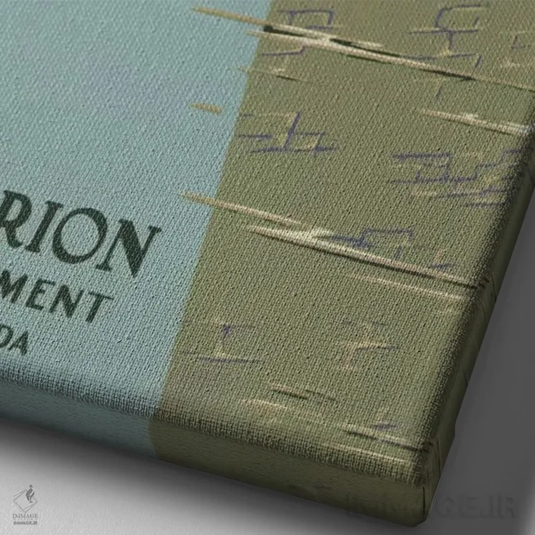 تابلو مدرن "بنای ملی فورت ماریون، سنت آگوستین، فلوریدا" اثر کتابخانه کنگره - نمای نزدیک بافت بوم