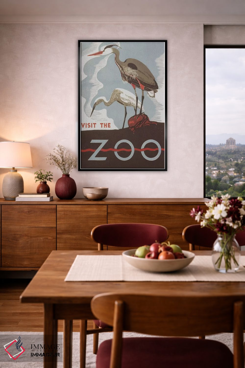 تابلو مدرن "بازدید از باغ وحش " اثر کتابخانه کنگره - D5B