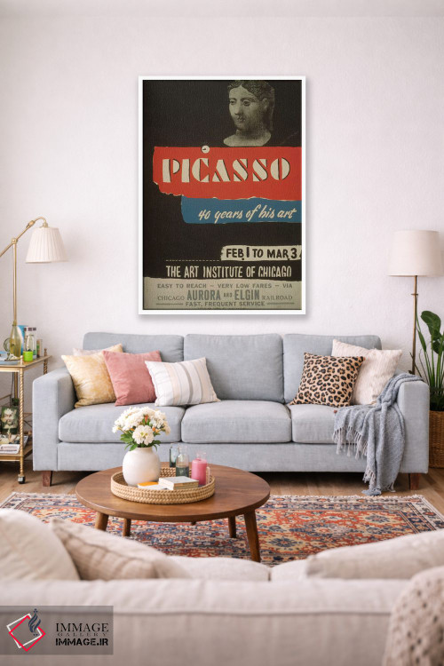 تابلو مدرن "پروژه هنری WPA: پیکاسو" اثر کتابخانه کنگره - D1W