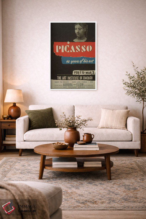 تابلو مدرن "پروژه هنری WPA: پیکاسو" اثر کتابخانه کنگره - D3W