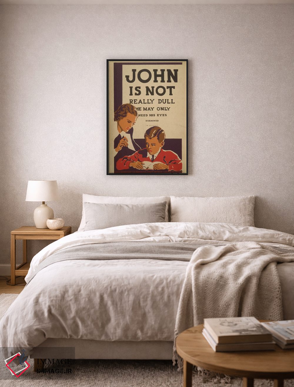 تابلو دکوراتیو "چشم هایت را معاینه کن" اثر کتابخانه کنگره - D5B