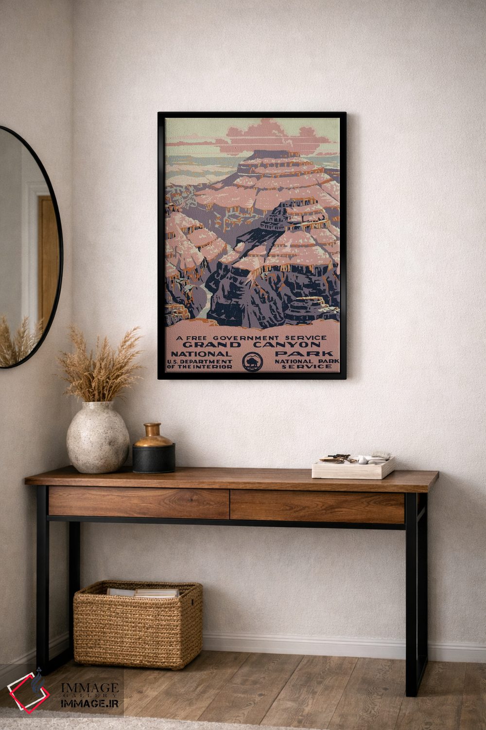 تابلو مدرن "پارک ملی گرند کانیون " اثر کتابخانه کنگره - D4B
