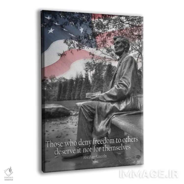 تابلو دکوراتیو "آزادی برای دیگران" اثر لری دیتر - نمای پرسپکتیو محصول