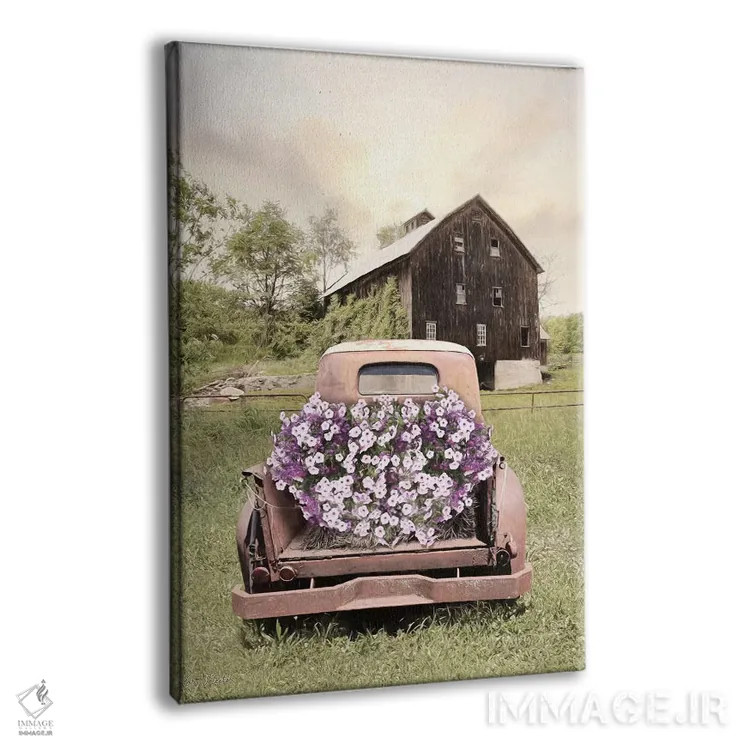 تابلو مدرن "کامیون پتونیا" اثر لری دیتر - نمای پرسپکتیو محصول