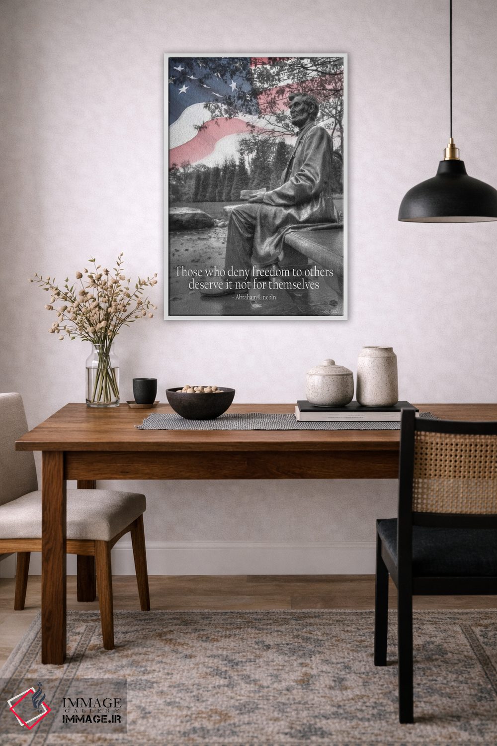 تابلو دکوراتیو "آزادی برای دیگران" اثر لری دیتر - D3W