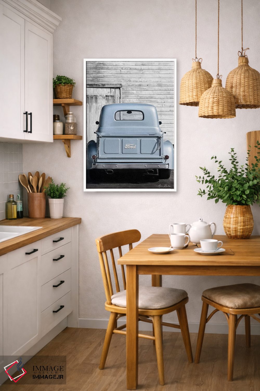 تابلو مدرن یک فورد بگیر اثر لری دیتر - D5W