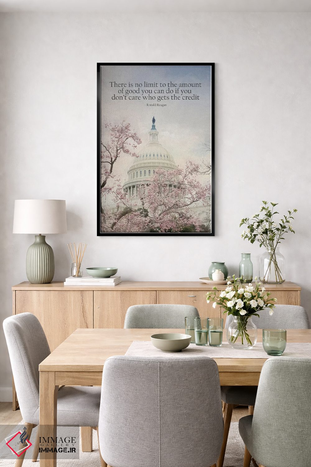 تابلو دکوراتیو بدون محدودیت اثر لری دیتر - D6B