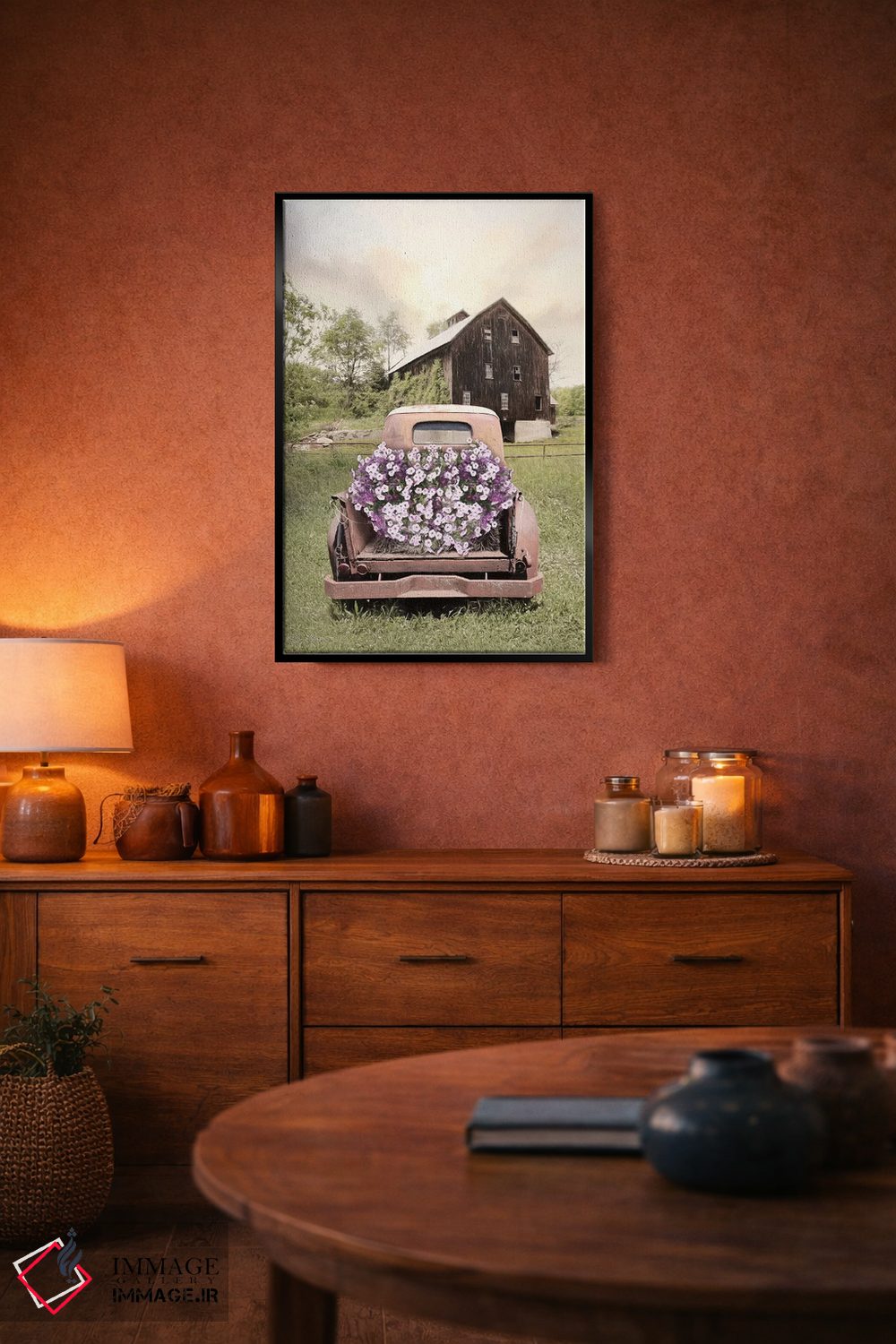 تابلو مدرن "کامیون پتونیا" اثر لری دیتر - D5B