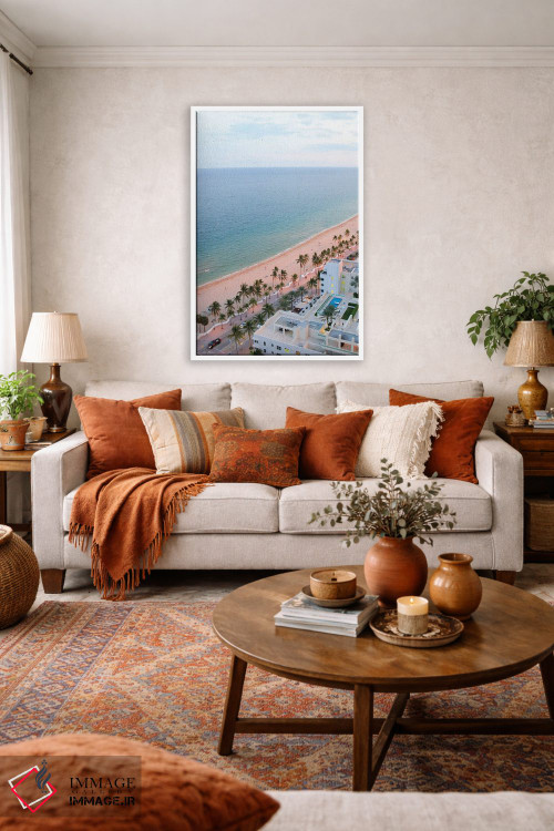 تابلو دکوراتیو "ساحل فورت لادردیل" اثر لری دیتر - D1W