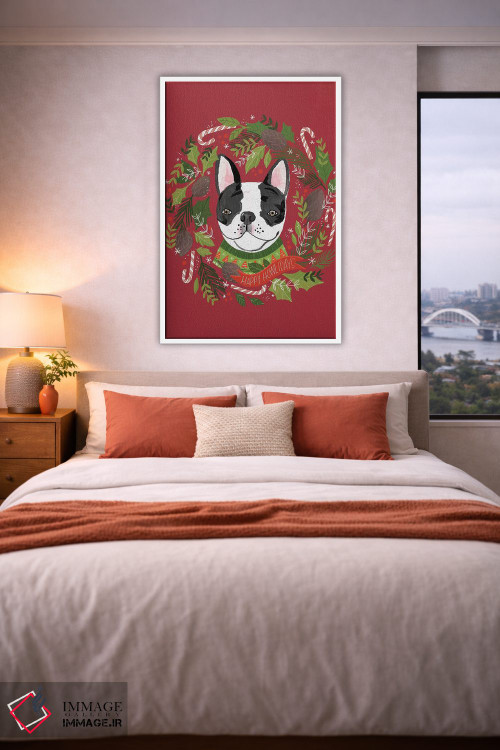 تابلو دکوراتیو "کریسمس و تعطیلات خوشحال " اثر لونی هریس - D4W