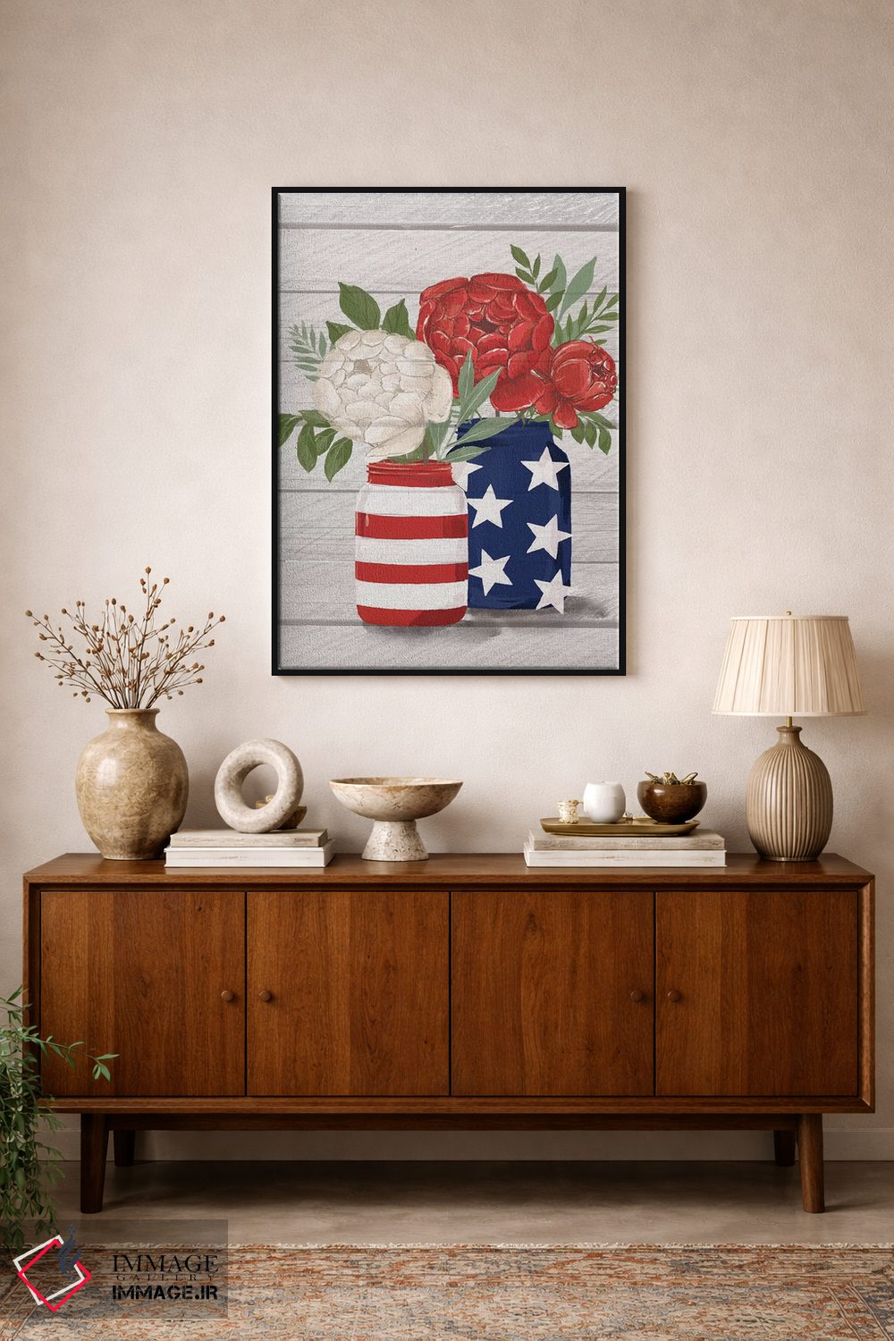 تابلو دکوراتیو "چهارم جولای در مزرعه ۳" اثر لونی هریس - D1B