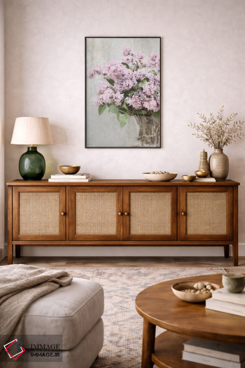 تابلو دکوراتیو "بنفشه های جادویی" اثر لری دیتر - D2B