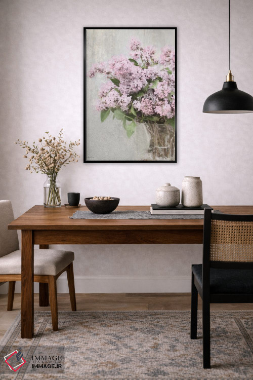 تابلو دکوراتیو "بنفشه های جادویی" اثر لری دیتر - D3B