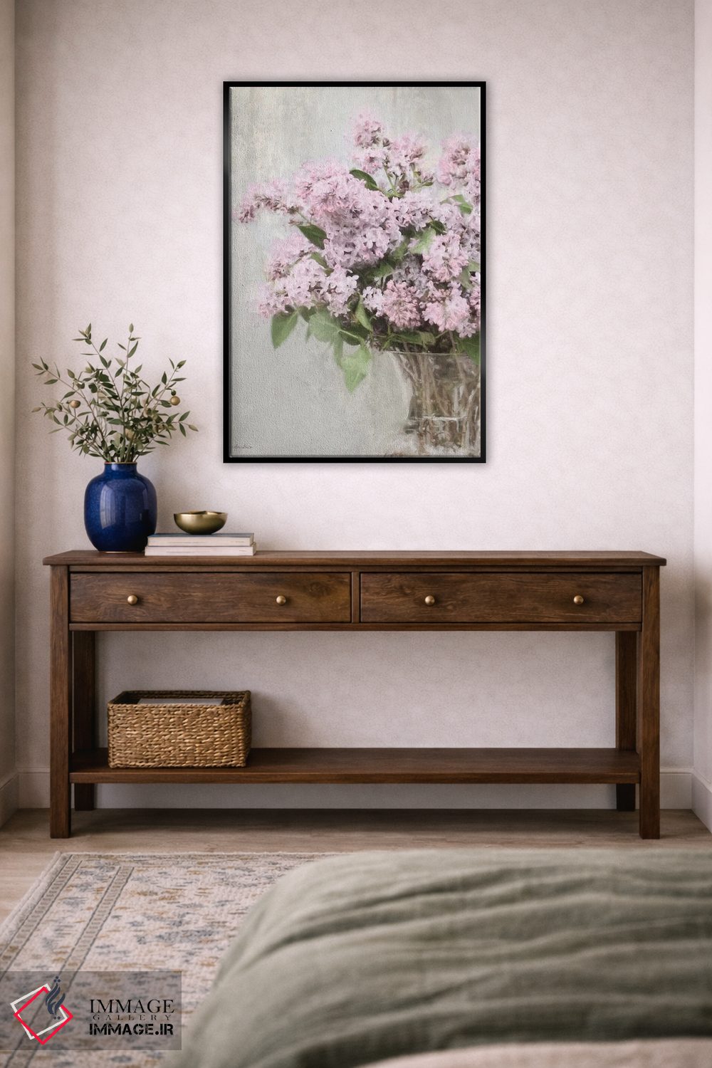 تابلو دکوراتیو "بنفشه های جادویی" اثر لری دیتر - D4B