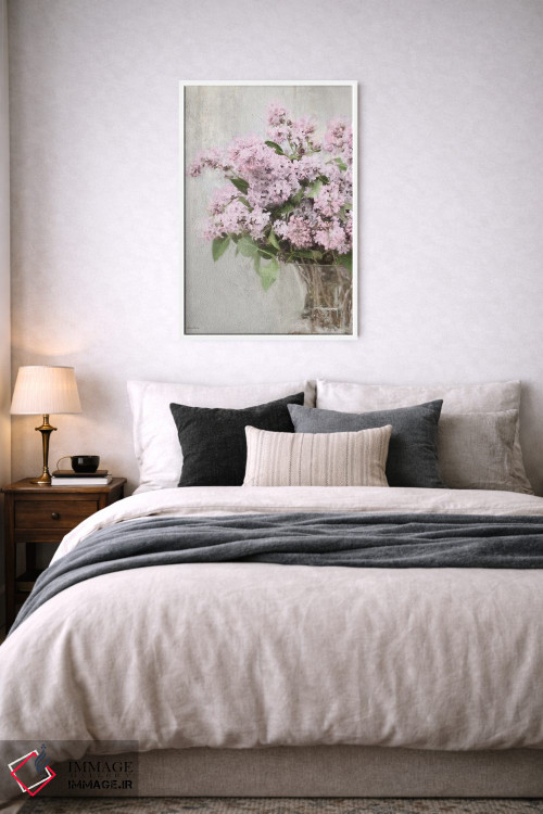 تابلو دکوراتیو "بنفشه های جادویی" اثر لری دیتر - D5W