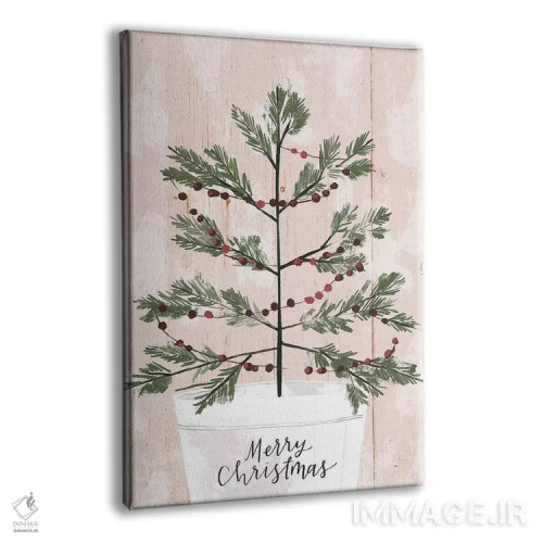 تابلو دکوراتیو "کریسمس مزرعه، فالالا ۱ " اثر لونی هریس - نمای پرسپکتیو محصول