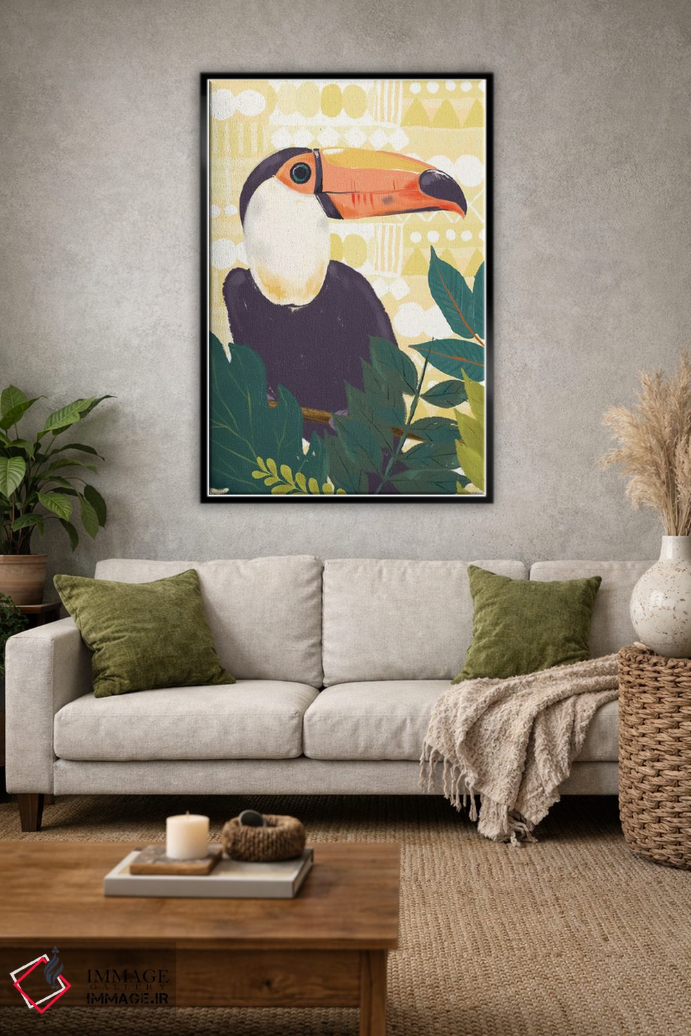 تابلو دکوراتیو "تب جنگل ۲" اثر لونی هریس - D1B