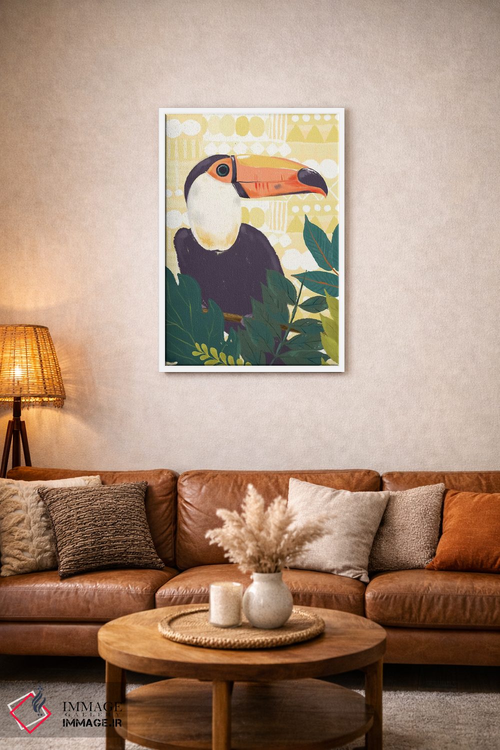 تابلو دکوراتیو "تب جنگل ۲" اثر لونی هریس - D2W