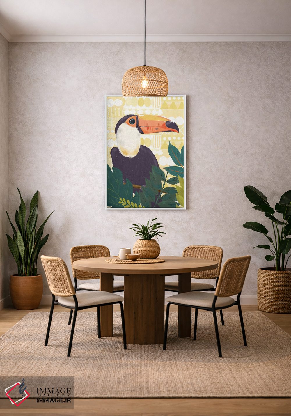 تابلو دکوراتیو "تب جنگل ۲" اثر لونی هریس - D3W