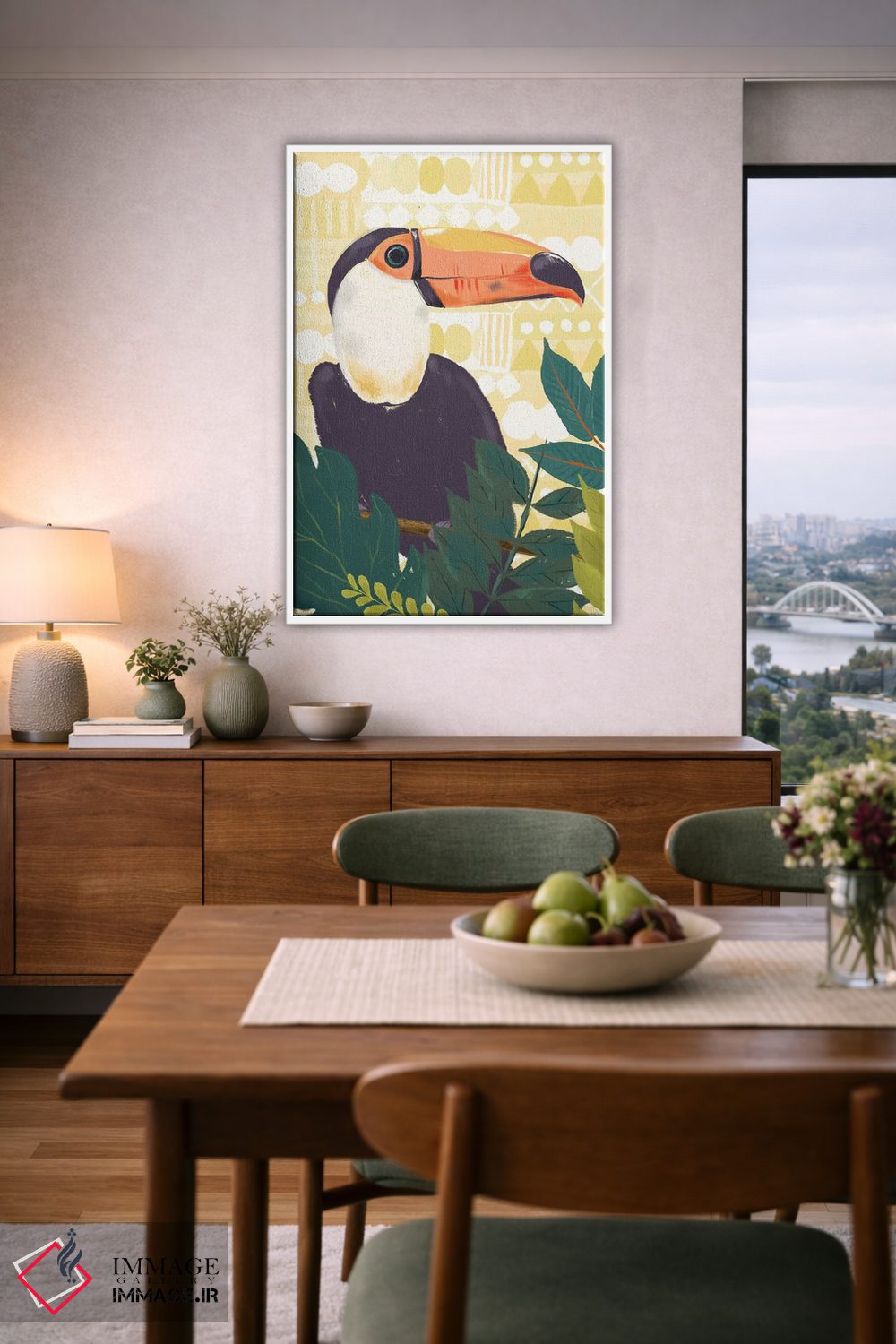 تابلو دکوراتیو "تب جنگل ۲" اثر لونی هریس - D6W