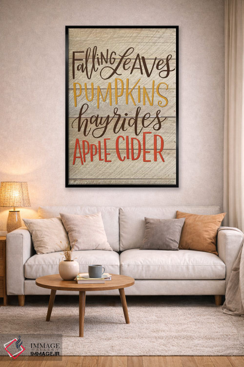 تابلو دکوراتیو "پاییز در روستا" اثر لونی هریس - D4B