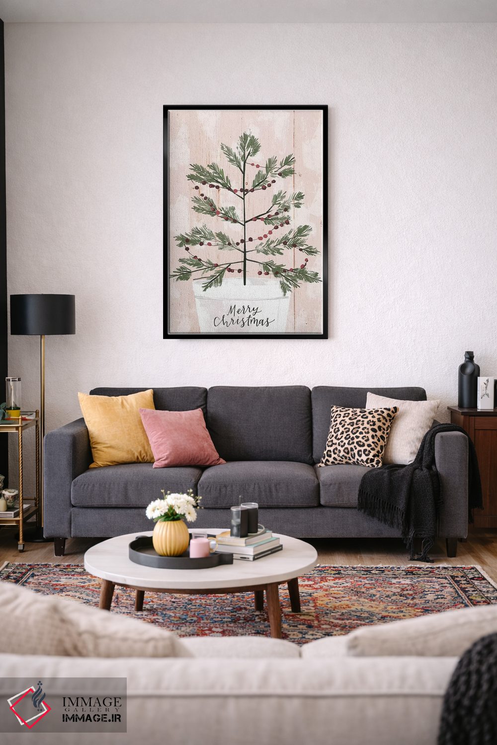 تابلو دکوراتیو "کریسمس مزرعه، فالالا ۱ " اثر لونی هریس - D4B