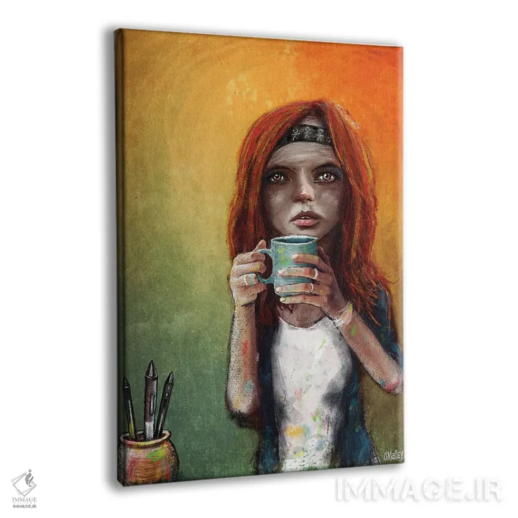 تابلو دکوراتیو "خلاق" اثر لیت او'مالی - نمای پرسپکتیو محصول