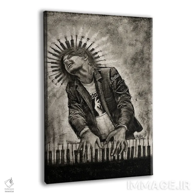 تابلو دکوراتیو "درون موسیقی" اثر لیت او'مالی - نمای پرسپکتیو محصول