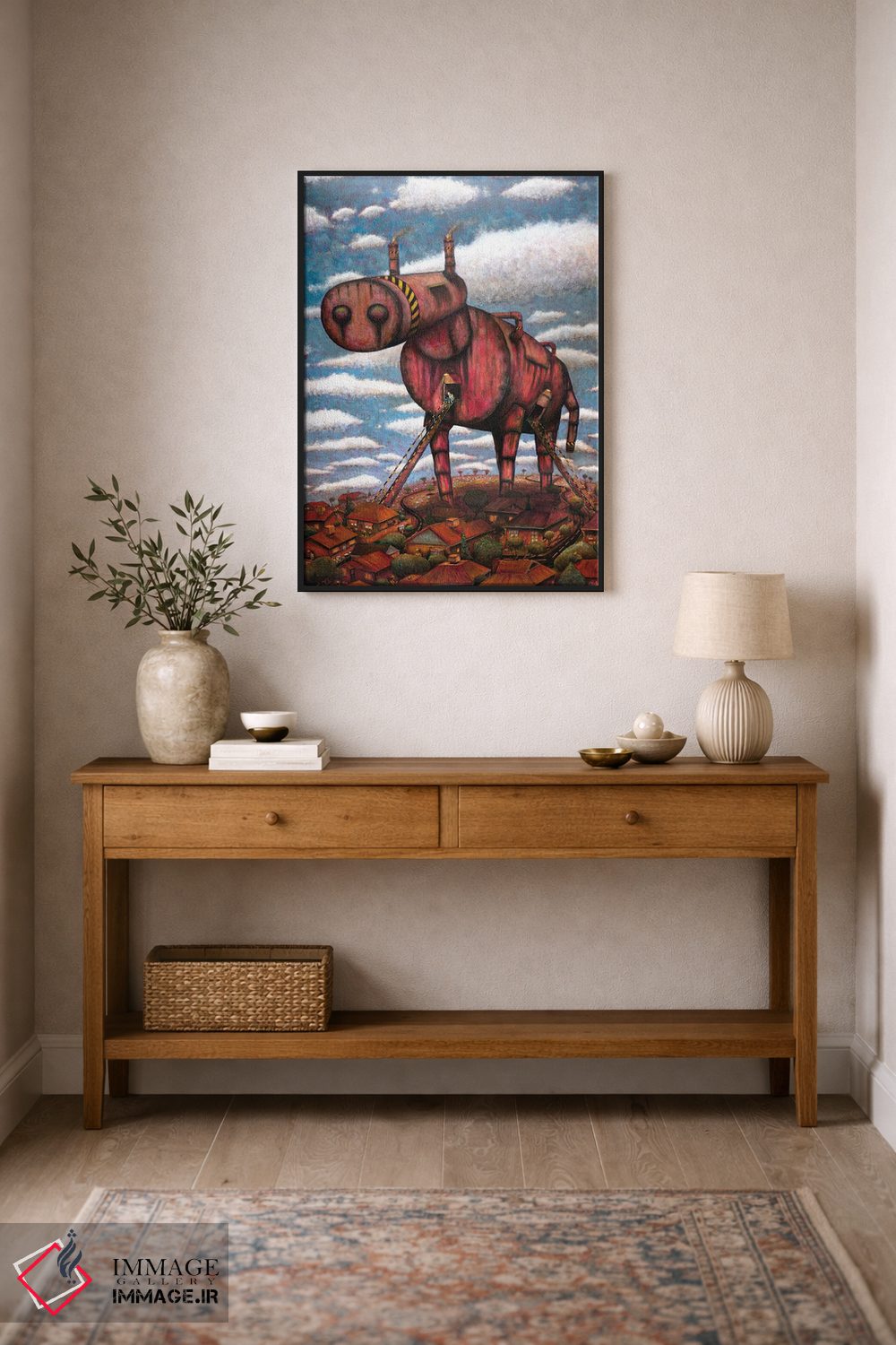 تابلو دکوراتیو "اسب تروا" اثر لیت او'مالی - D2B