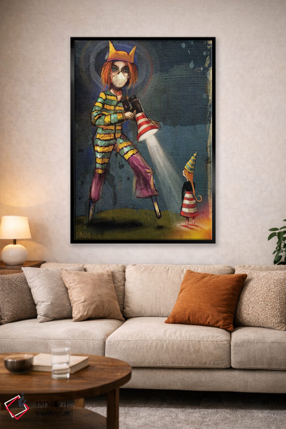 تابلو دکوراتیو "نورپردازی" اثر لیت او'مالی - D1B