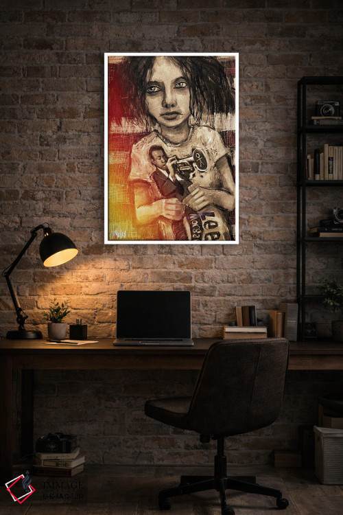 تابلو دکوراتیو "پسر جاز" اثر لیت او'مالی - D4W