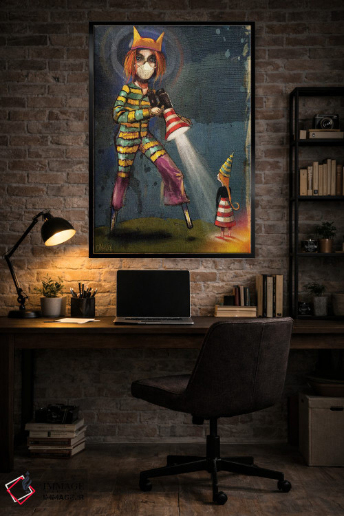 تابلو دکوراتیو "نورپردازی" اثر لیت او'مالی - D5B