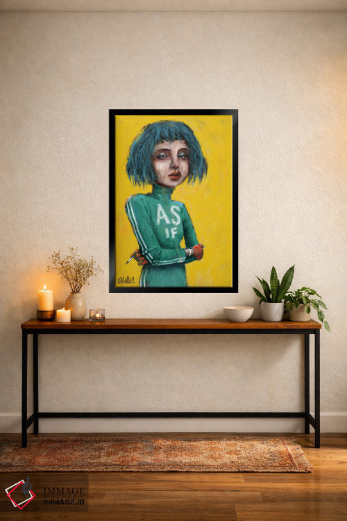 تابلو دکوراتیو "مثل اینکه" اثر لیت او'مالی - D5B