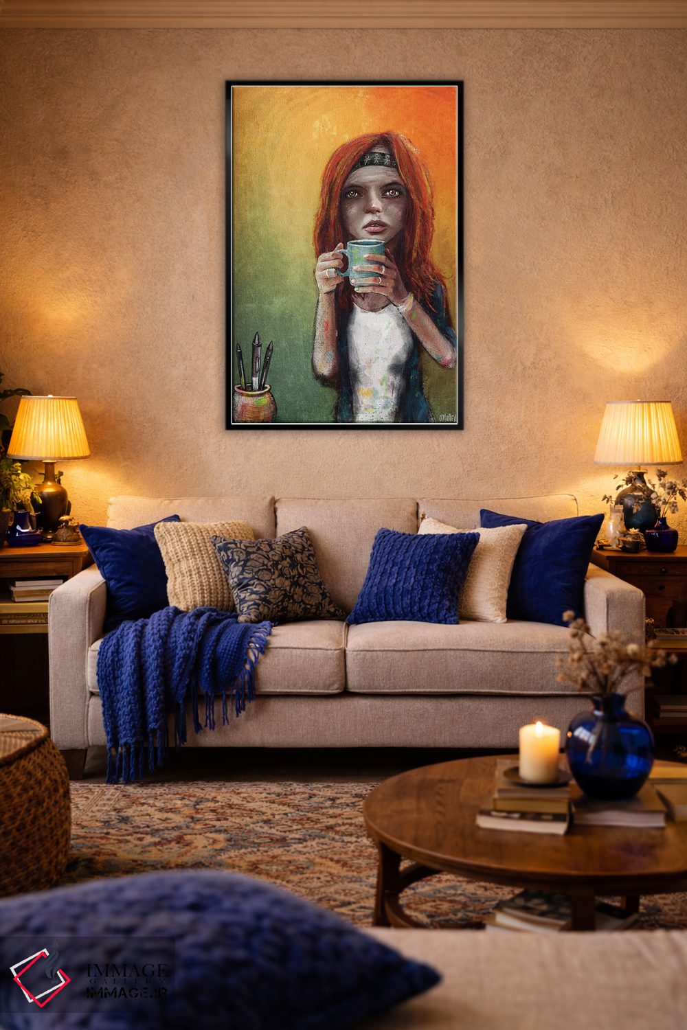 تابلو دکوراتیو "خلاق" اثر لیت او'مالی - D5B