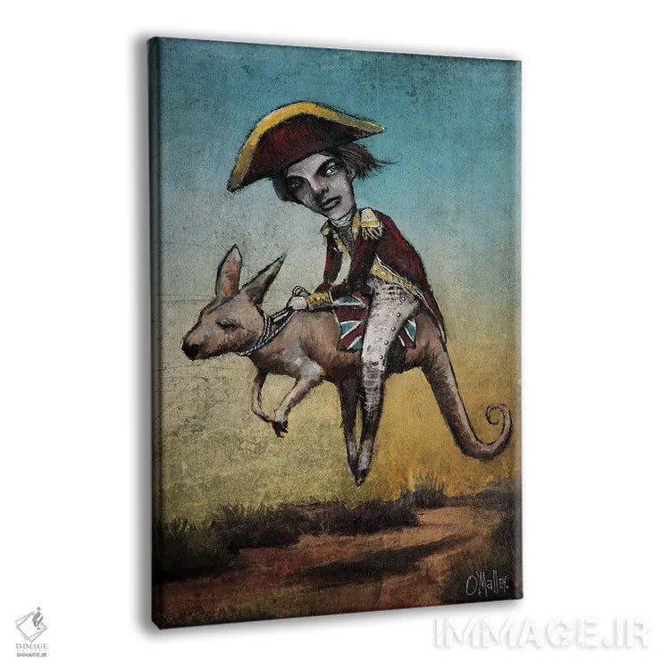 تابلو دکوراتیو "کاوشگر" اثر لیت او'مالی - نمای پرسپکتیو محصول