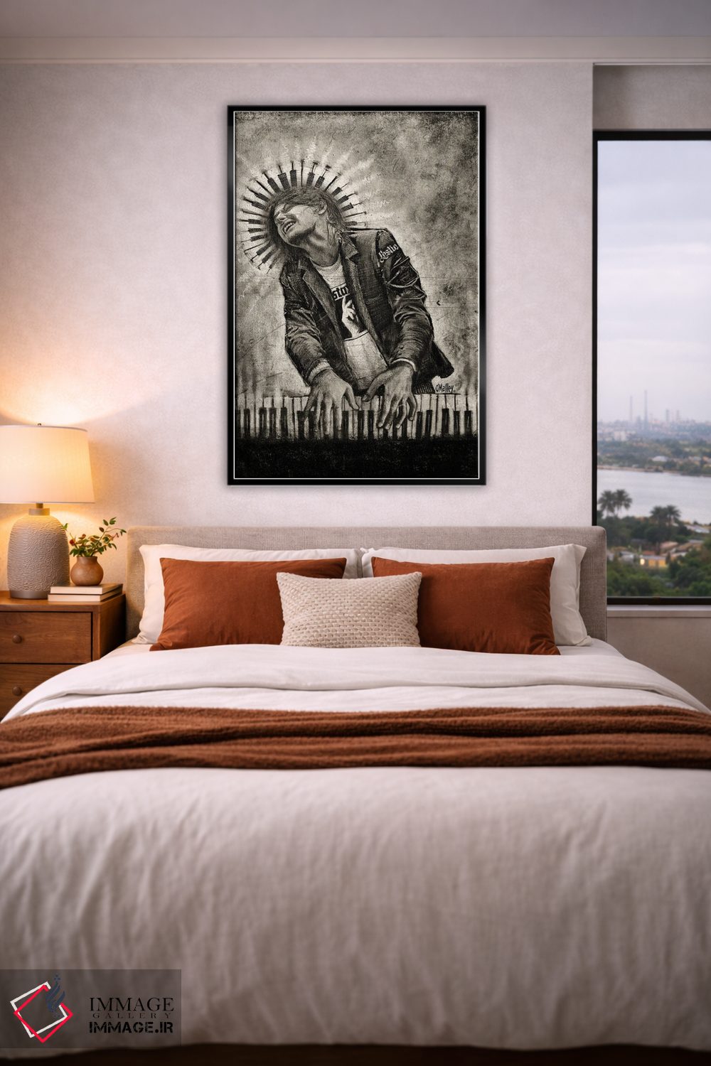 تابلو دکوراتیو "درون موسیقی" اثر لیت او'مالی - D3B