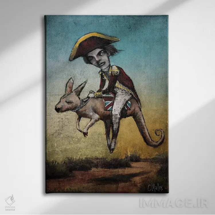 تابلو دکوراتیو "کاوشگر" اثر لیت او'مالی - نمای روبهرو روی دیوار