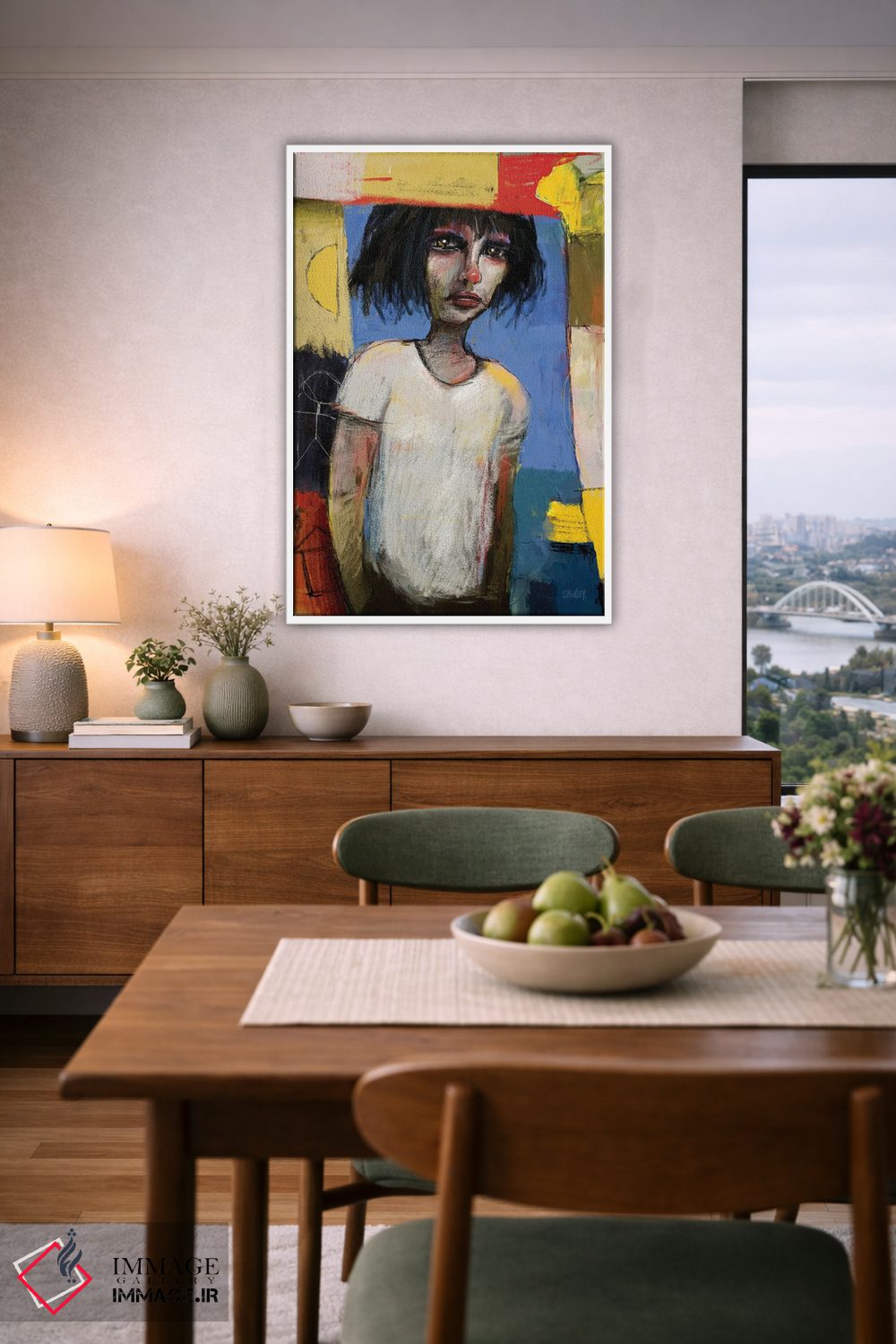 تابلو دکوراتیو "از درون به بیرون" اثر لیت او'مالی - D5W