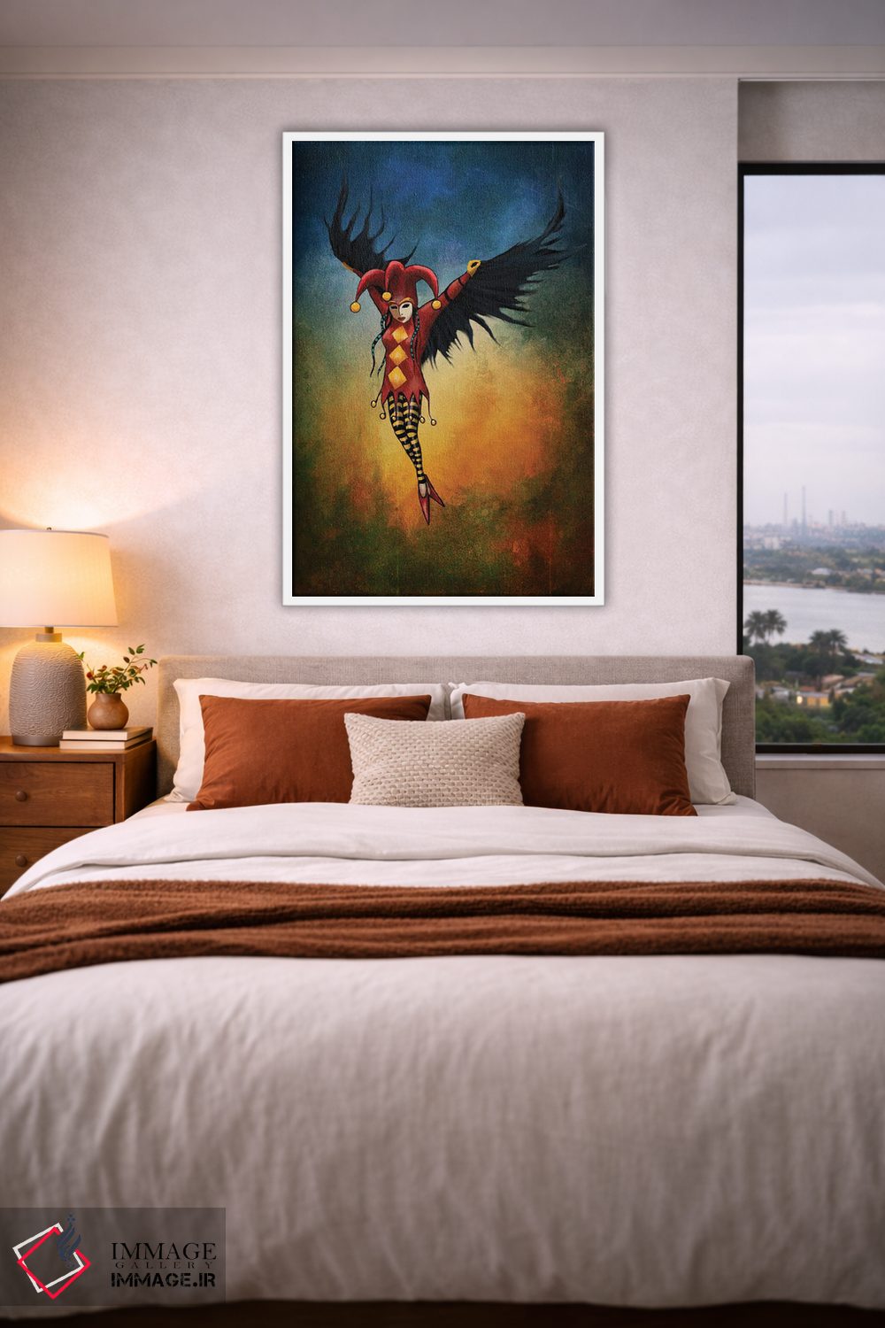 تابلو دکوراتیو "شوخی " اثر لیت او'مالی - D3W