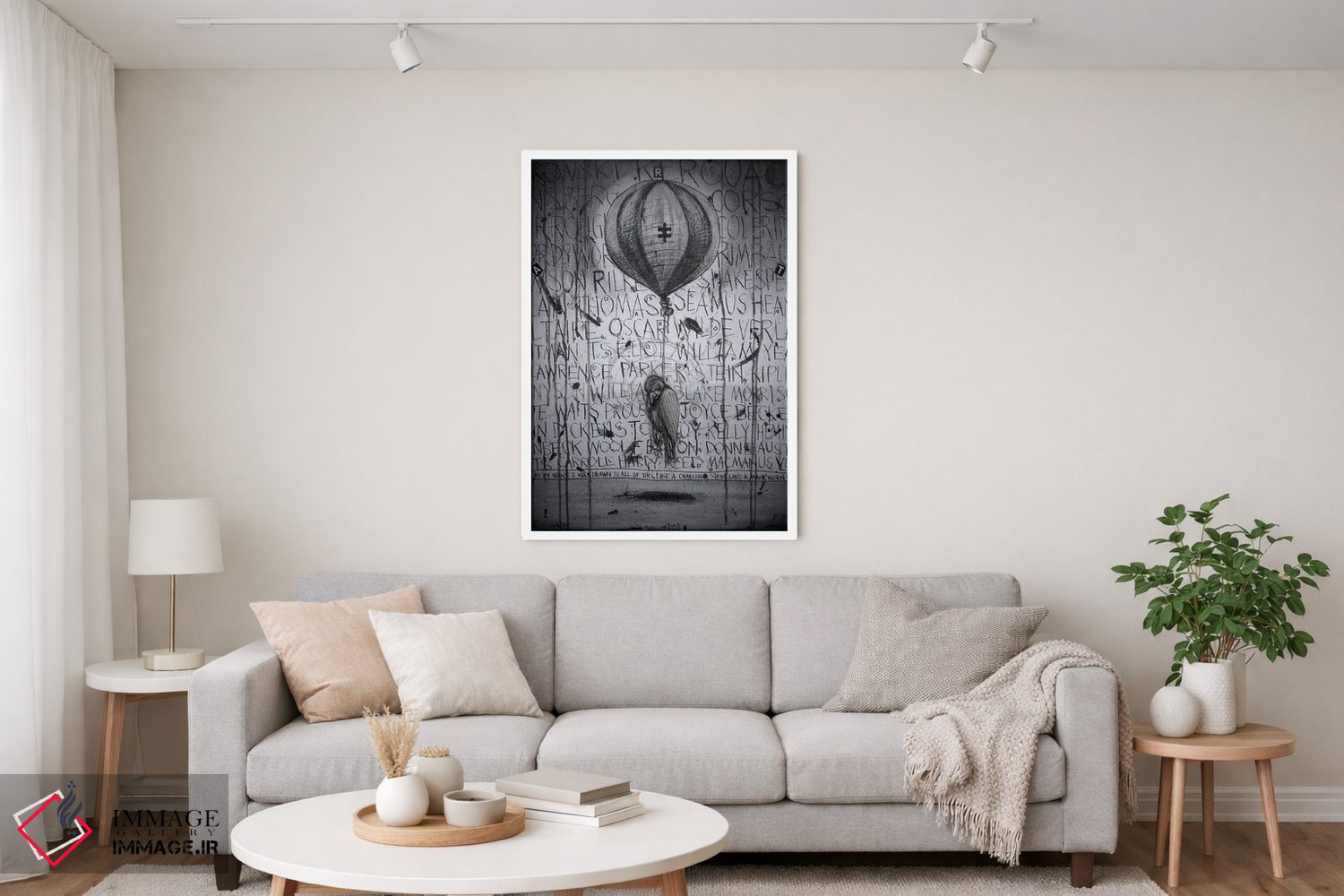 تابلو دکوراتیو "الهام و تعالی" اثر لیت او'مالی - D4W