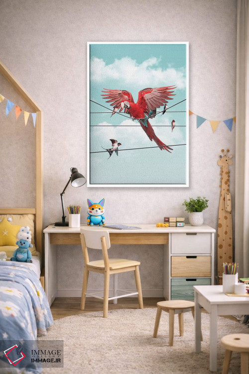 تابلو دکوراتیو "غریبه رنگارنگ" اثر یوناس لوس - D1W