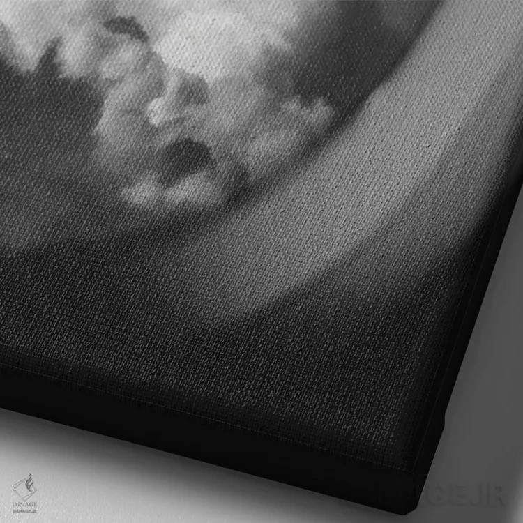 تابلو دکوراتیو "فراتر از ابرها" اثر یوناس لوس - نمای نزدیک بافت بوم