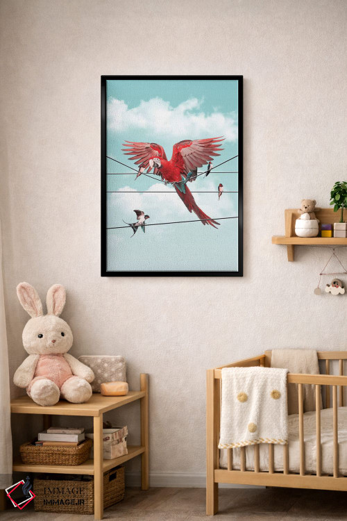 تابلو دکوراتیو "غریبه رنگارنگ" اثر یوناس لوس - D4B