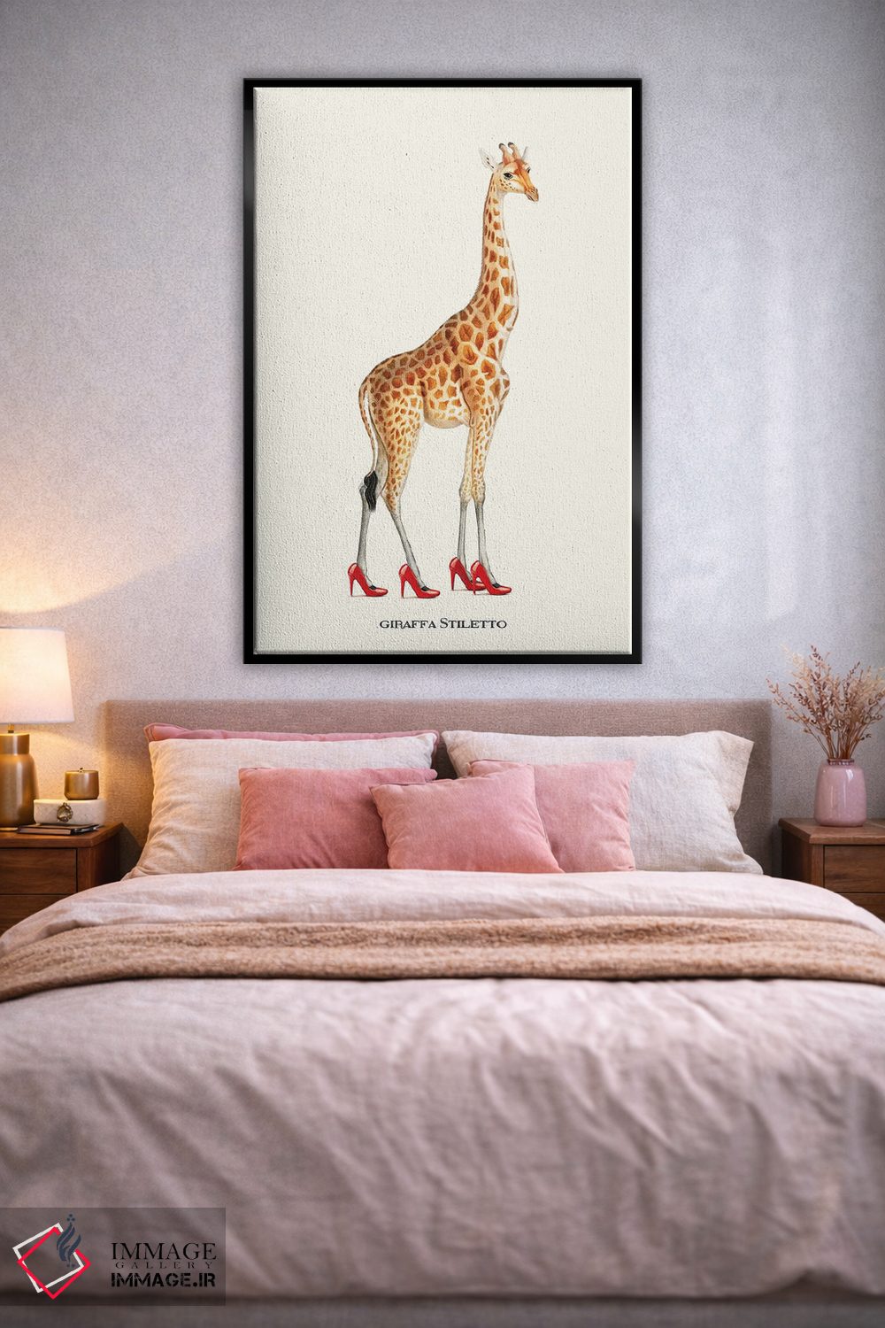 تابلو دکوراتیو "زرافه استیلتو" اثر یوناس لوس - D2B
