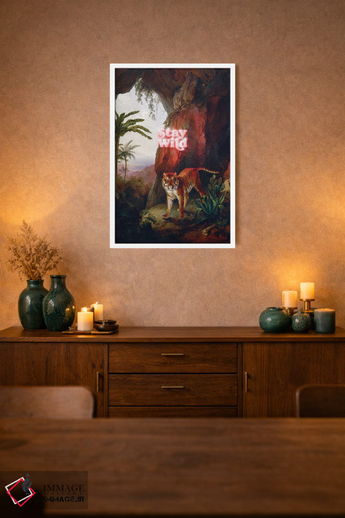 تابلو دکوراتیو "وحشی بمان" اثر یوناس لوس - D1W