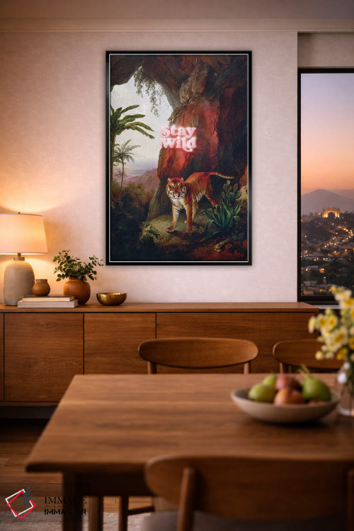 تابلو دکوراتیو "وحشی بمان" اثر یوناس لوس - D2B