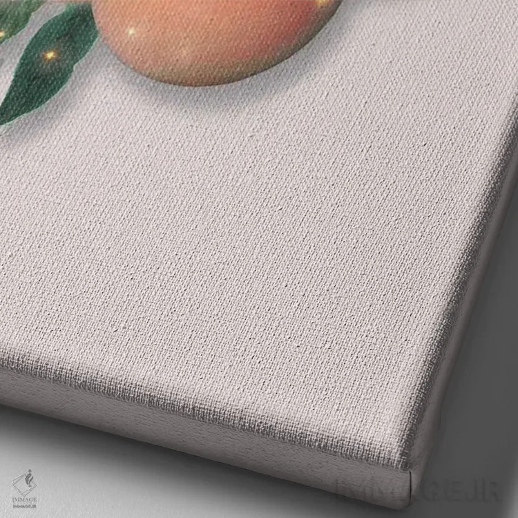 تابلو دکوراتیو "میوه زحل" اثر یوناس لوس - نمای نزدیک بافت بوم