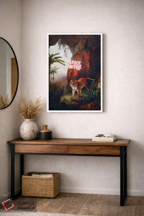 تابلو دکوراتیو "وحشی بمان" اثر یوناس لوس - D3W