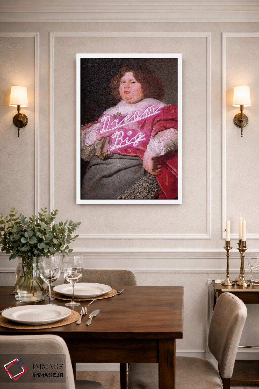 تابلو دکوراتیو "بزرگ رویا ببین" اثر یوناس لوس - D1W